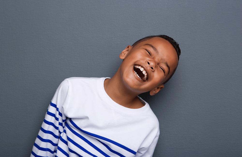 cute kid smiling