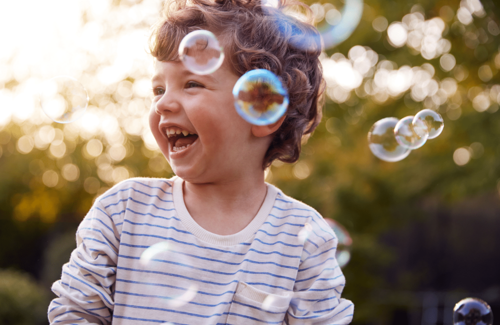 kid laughing bubbles kid laughing bubbles