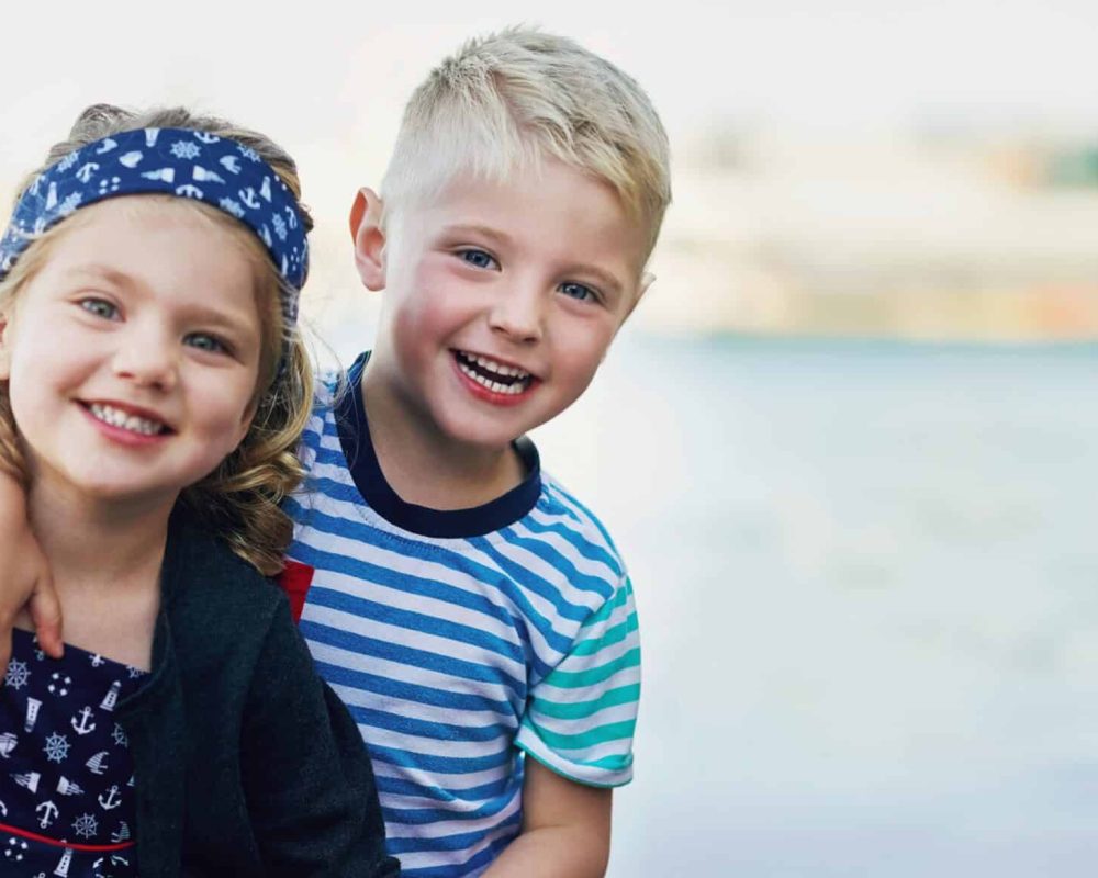 Happy,,Siblings,And,Hug,In,Outdoor,For,Portrait,With,Love,